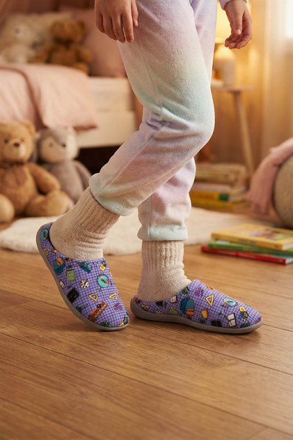 Girl's Winter Comfortable Sole Home Garden Gondola Slippers