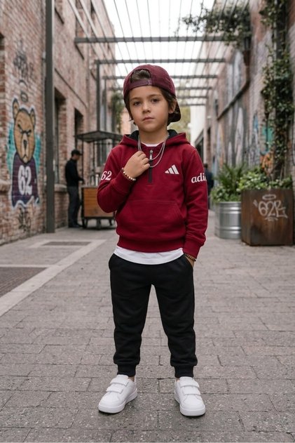 Boy's Sports Set Hoodie