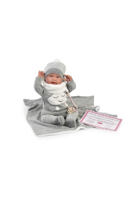 Reborn Pipo Şallı Sweet Yumuşak Gövde Bebek 80114