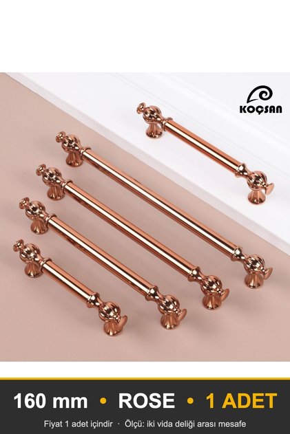 Ebrar Rose 160 Mmkulp Luxury Country Kitchen Furniture Cabinet Drawer Handle