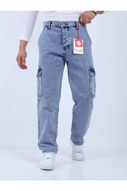 Men's Baggy Cargo Pocket Ice Pants