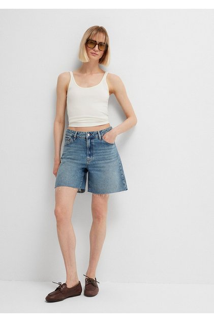 Lidia 90S Hazy Light Jean Shorts 1410145-A3913