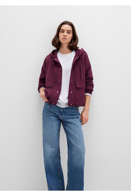 Hooded Purple Jacket Regular Fit / Regular Cut 110775-87830