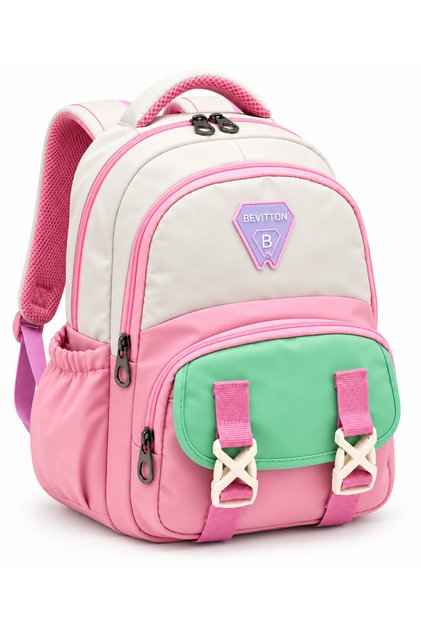Water Resistant Unisex Luxury Nursery & Kindergarten Backpack Powder-Lilac