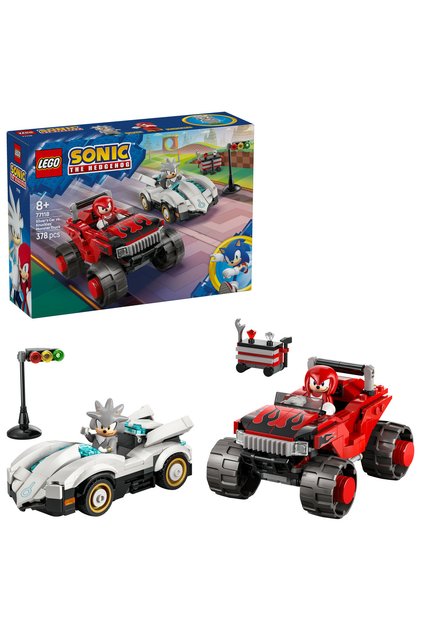 Mașina lui Sonic Silver vs. Monster Truck-ul lui Knuckles 77118