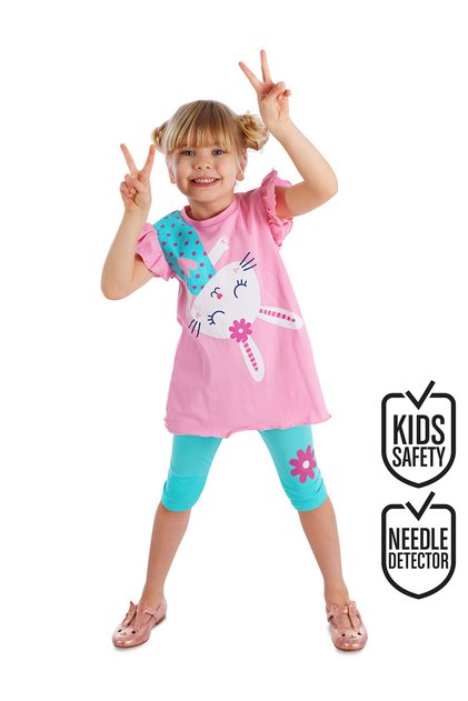 Surprise Rabbit Girls Tunic Tights Set
