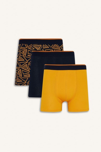 Regular Fit Printed 3-Piece Boxer T4929Az21Sp