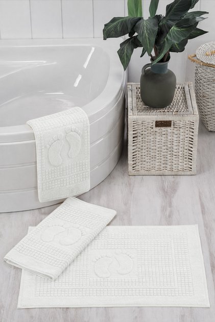 Lina Foot Towel (50X70 cm) Cream