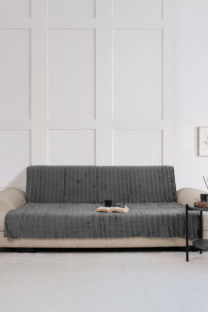 Stil 170x215 cm Koltuk Örtüsü Antrasit