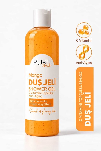 Vitamin C Topcuklu Mango Extract Lasting Fragrance & Moisturizing & Collagen Effect
