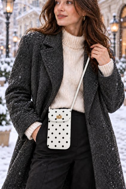 Lai̇la Women's Phone Bag – Minimalist and Stylish Design with Card Holder Compartment