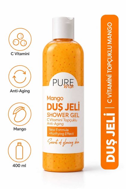 C Vitamin Topçuklu Mango Özlü Kalıcı Koku & Nemlendirici & Kolajen Etkili