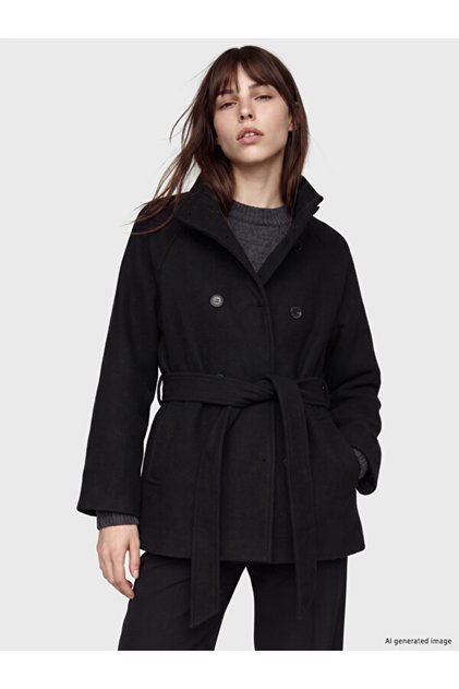 Timeless Clothing & Timeless Choices: Women's Wool Blend Cashmere Melton Coat