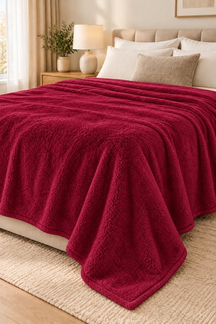 Double Welsoft Blanket 220X240 Large Size Blanket Soft Soft Textured