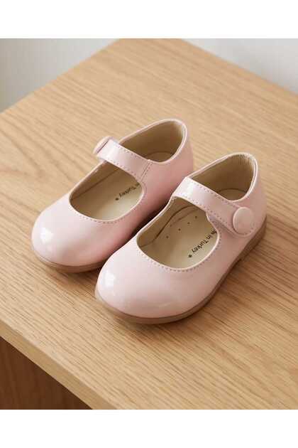 Girls' buttoned Orthopedic Ballet Flats