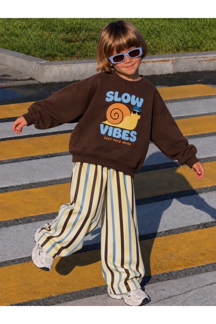 Boys' Animal-Print 3-Ply Cuffless Oversized Set
