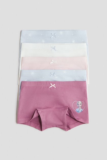 5'li Pamuklu ve Baskılı Boxer Külot