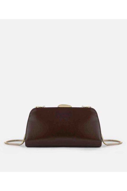 Deri görünümlü zincir askılı clutch