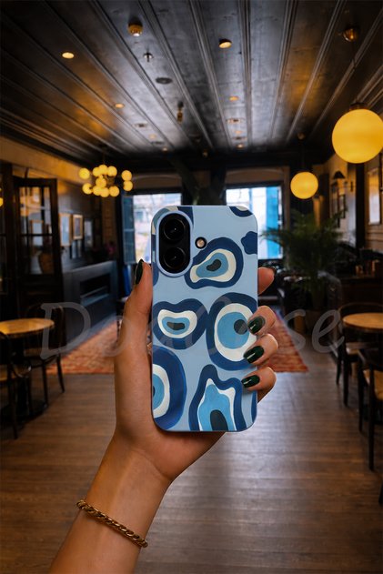 iPhone 17 Uyumlu Bebek Mavisi Renkli Lansman Telefon Kılıfı