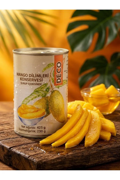 Mango Dilimleri Konservesi Şurup Içerisinde 425g Canned Mango Slices In Syrup