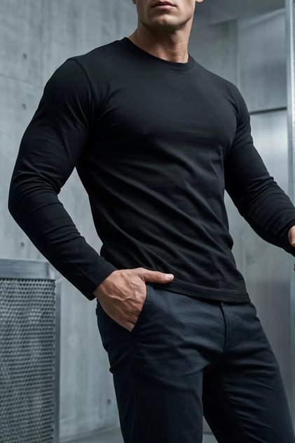 Men's Crew Neck Basic Sweatshirt