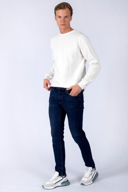 K24 121024 Dn1956 Leipzig Pure Blue Stone Jagger Men's Jean Trousers