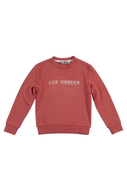 Scrab boy's o collar sweatshirt brick