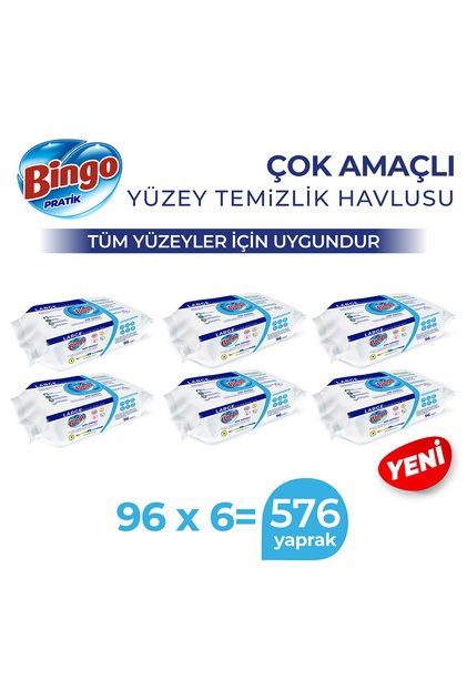 Surface Cleaning Towel Large White Soap 96X6 (576 Sheets)