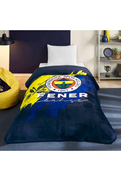 Licensed Fenerbahçe Fanatik Single Person Blanket