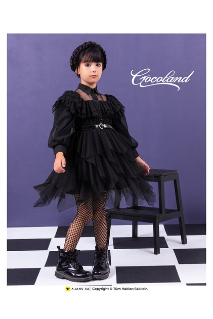 Wednesday Long-Sleeved Costume Dress