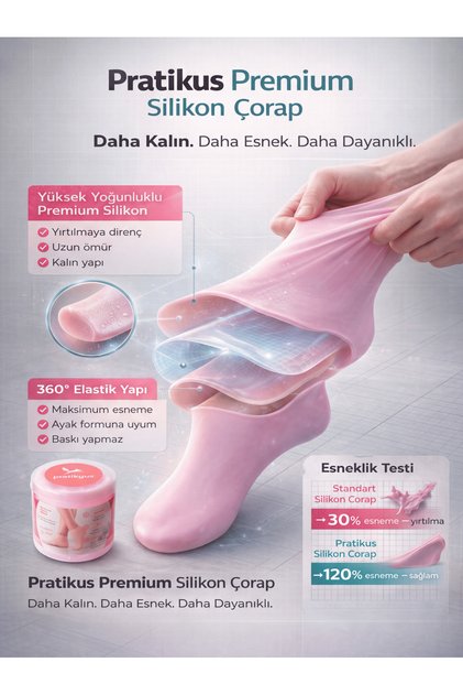 Silicone Moisturizing Socks – Care Socks for Cracked and Dry Heels, Softening Foot Socks