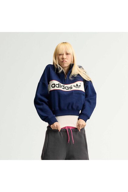 adiSignature NY Kadın Lacivert Sweatshirt (LD1666)