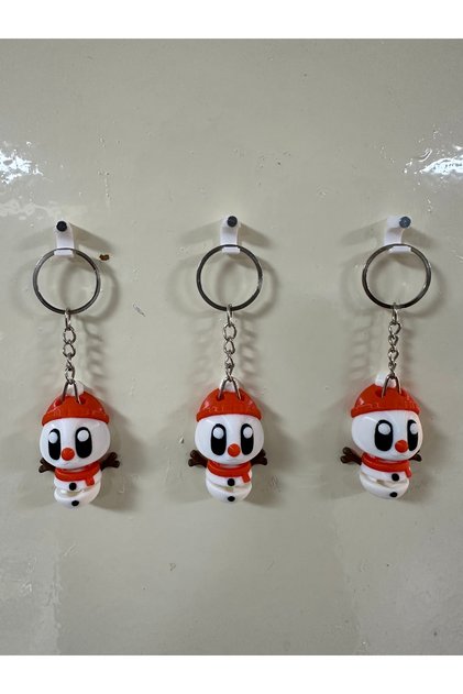 Set of 3 Decorative Keychains—Multi-Keychain Pack