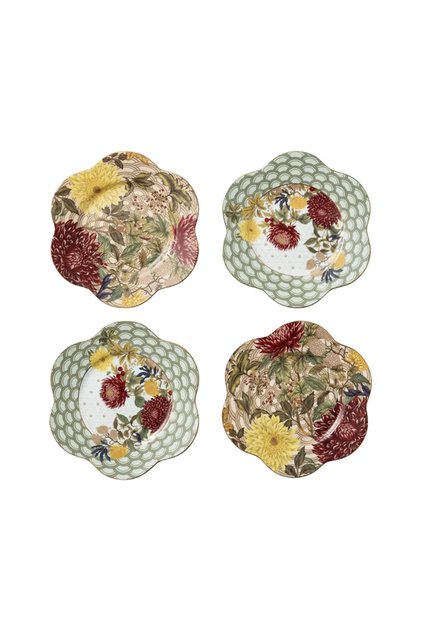 Laverna Bone 22 cm 4-Piece Plate Set