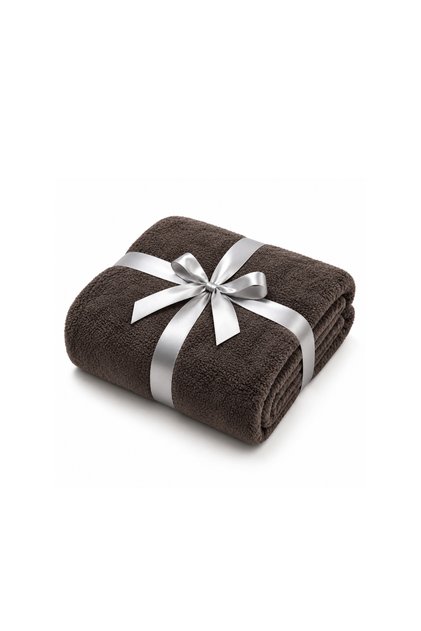 Sherpa Blanket – Double (200x220 cm) – Soft & Cozy, Dark Grey