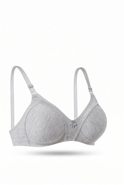 Unwired Combed Cotton Gathering Bra