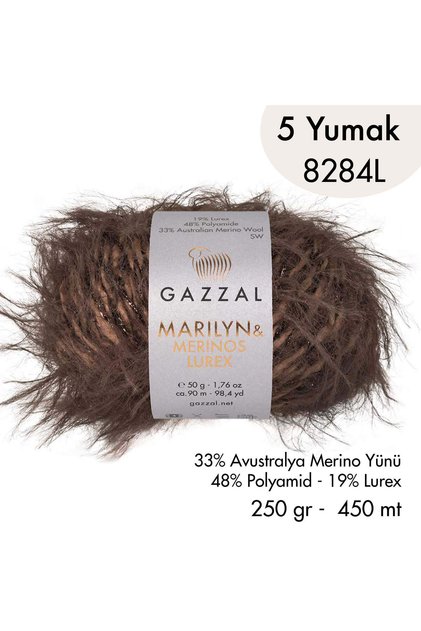 Marilyn & Merinos Lurex 8284 L- 5 yumak 250 gr