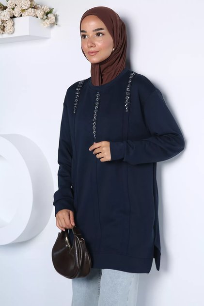تونيك مزين بالأحجار الكريمة