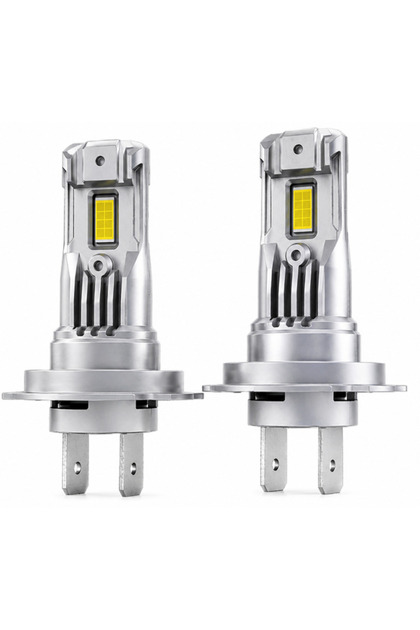 Set de 2 becuri auto LED FQ5 H7 cu ventilator, putere 12V, 180W, culoare 6000K, 2 SMD 10000LM/bec