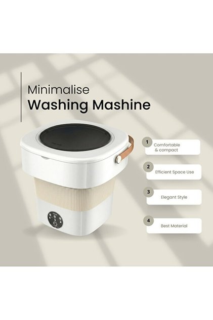 Mini Washing Machine Portable Foldable Small Washer with Spin Dryer Ultrasonic Cleaning Machine