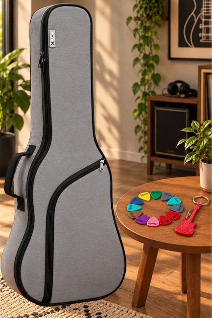 Cs-41 Husă pentru chitară acustică Husă moale Husă groasă Geanta Gigbag (CU CADOU PENA)