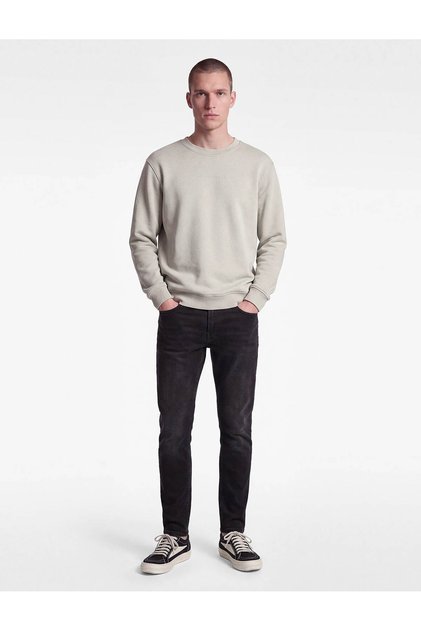Regular Waist Pocketed Cotton Slim Fit Jean Trousers - Brad Jean