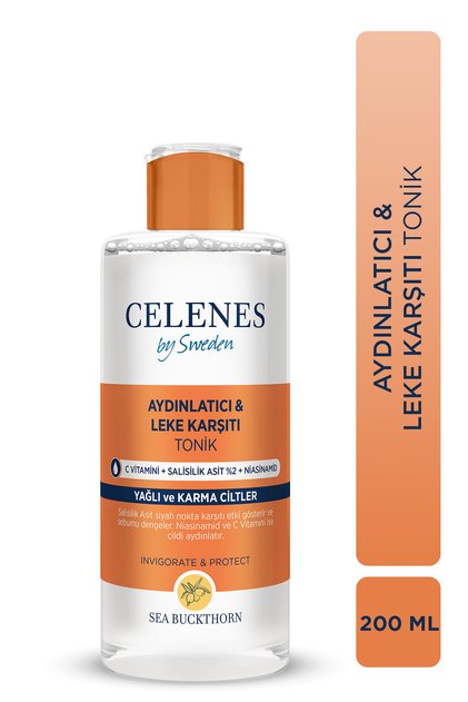 Anti-Pore and Blemish Sea Buckthorn Tonic Containing Salicylic Acid and Niacinamide 200 ml