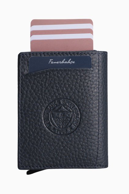 Mechanical Men's Wallet (6Ehmg.15101 - 626) - Navy Blue