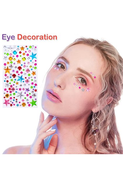880pcs Gem Bead Stickers Rhinestones, Self Adhesive Acrylic Jewels, DIY Craft Decorative for Kids