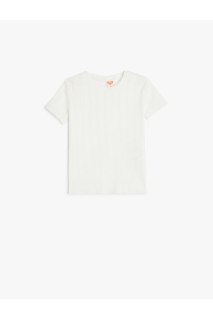 Basic Cotton Short-Sleeve Crew-Neck T-Shirt