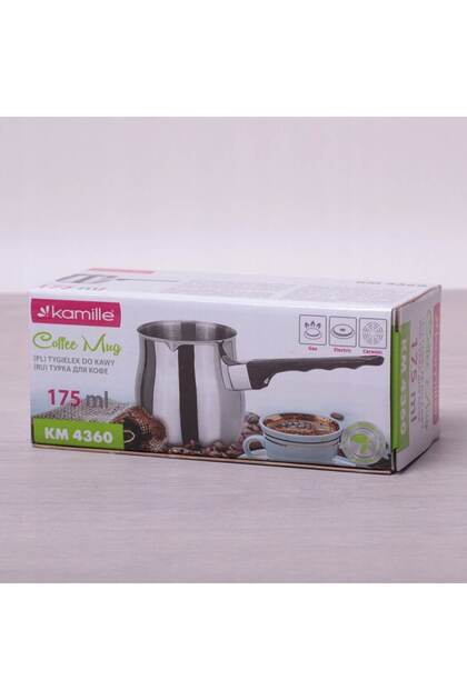 Ibric de cafea turcească din oțel inoxidabil cu mâner – 175 ml