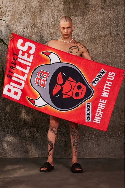 140X75Cm Street Bullies Beach Towel