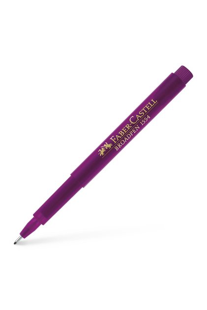 Liner 0.8mm magenta broadpen 1554 faber-castell