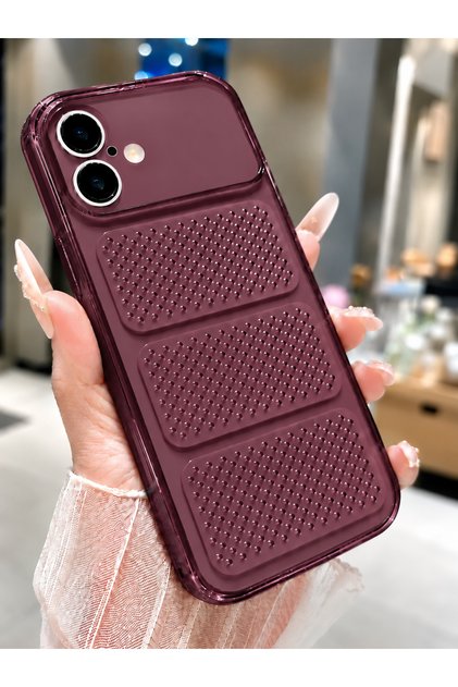 iPhone 17 Compatible Camera Protrusion Protected Soft Ventilation Hole Transparent Silicone Phone Case Cover